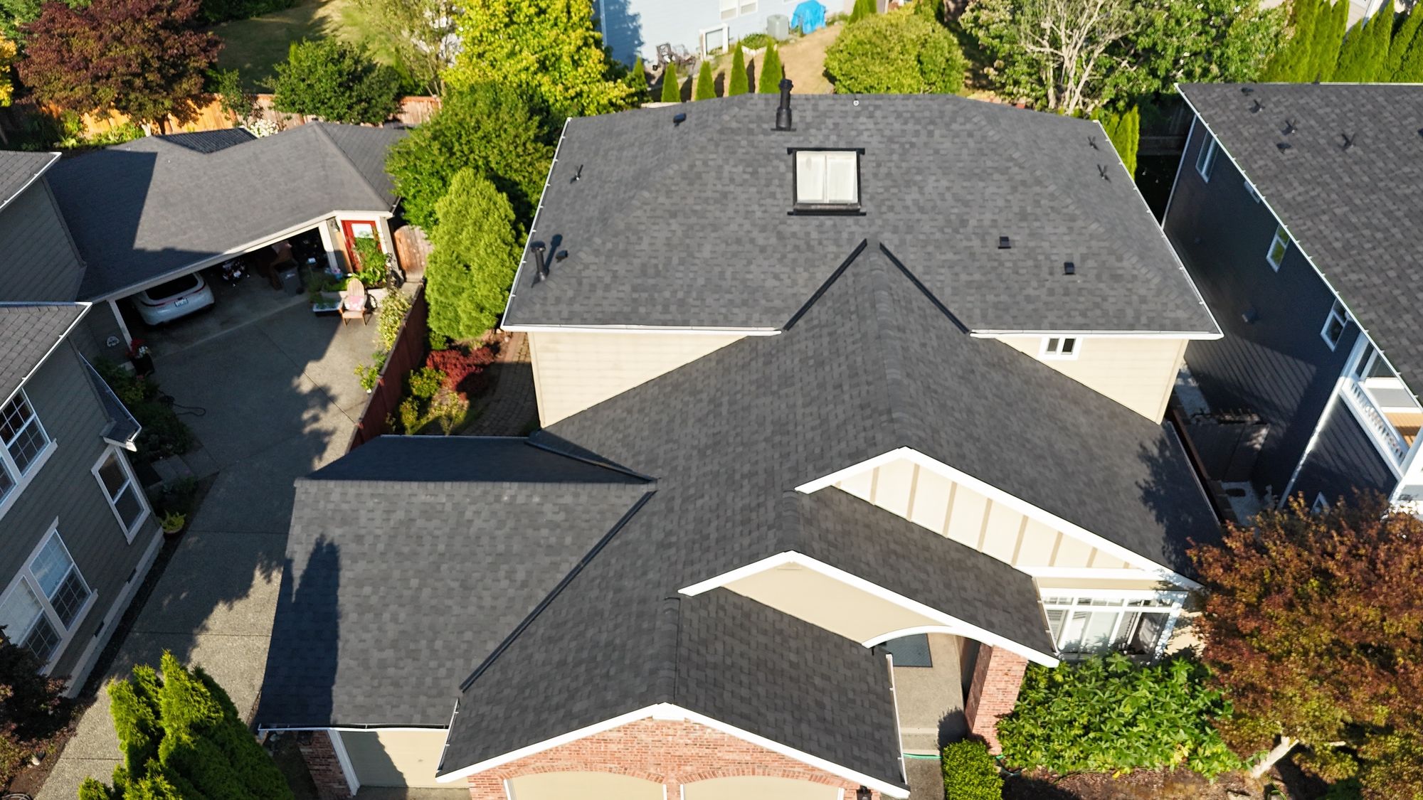 Roofing work by Blitz Roofing LLC near Kenmore, King County, WA