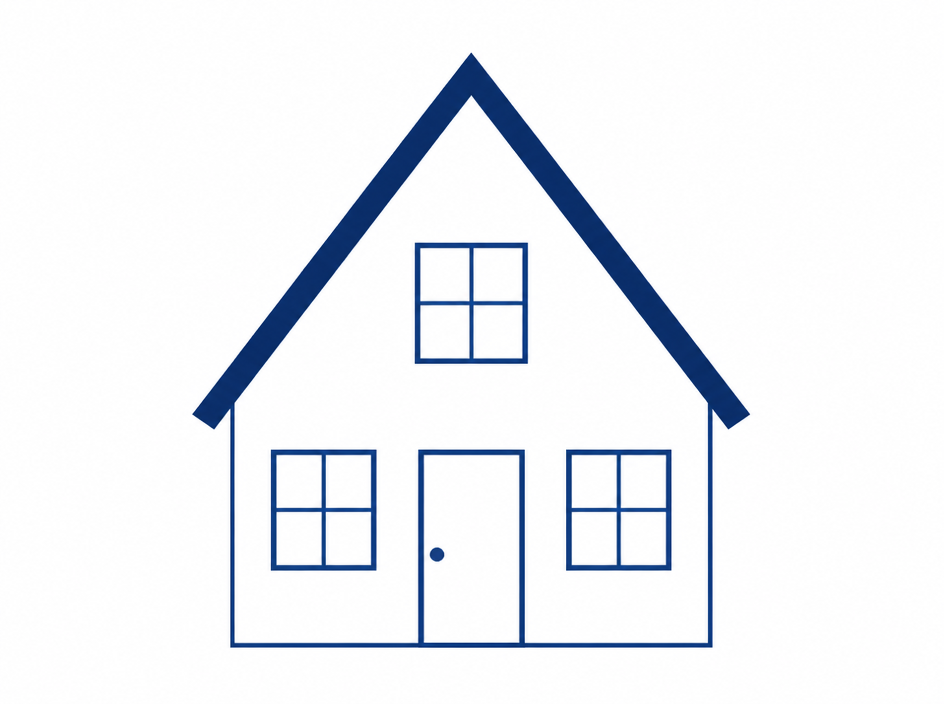 Steep roof slope