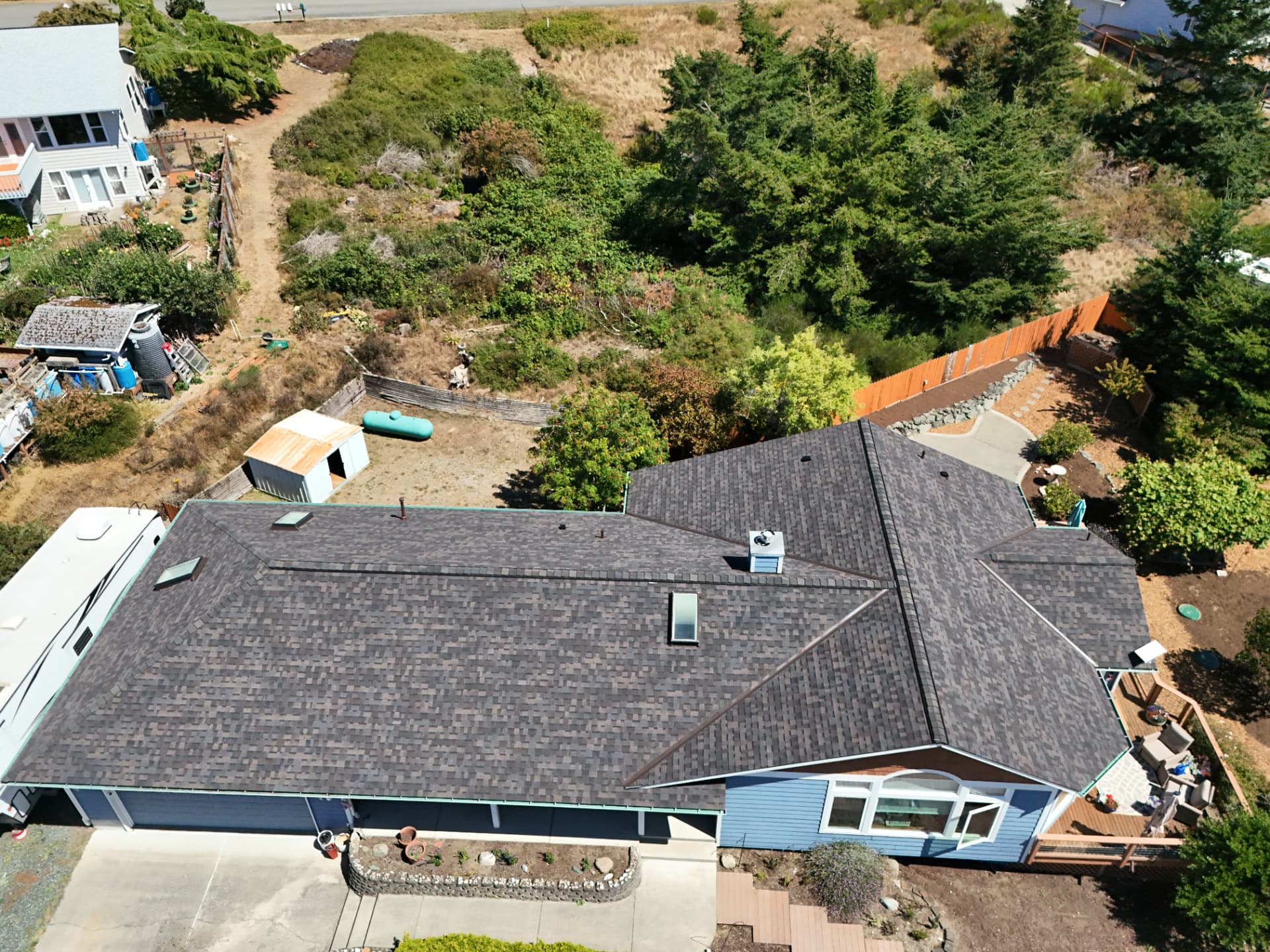 Roofing work by Blitz Roofing LLC near Brier, Snohomish County, WA